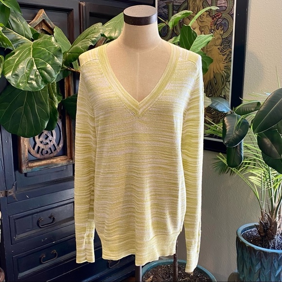 Anthropologie Moth Knit Limoncello Marled sweater - Picture 1 of 12